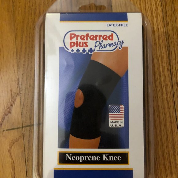 NIB Preferred Plus Pharmacy Black Neoprene Knee Sleeve Small - Picture 2 of 10
